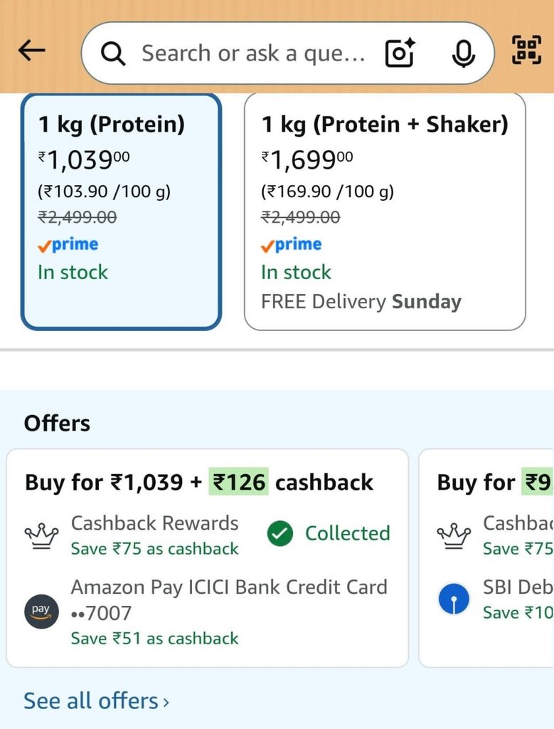 OSOAA Impact Whey Protein 1kg @ 1039